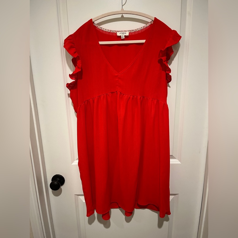 Umgee Bright Red Dress